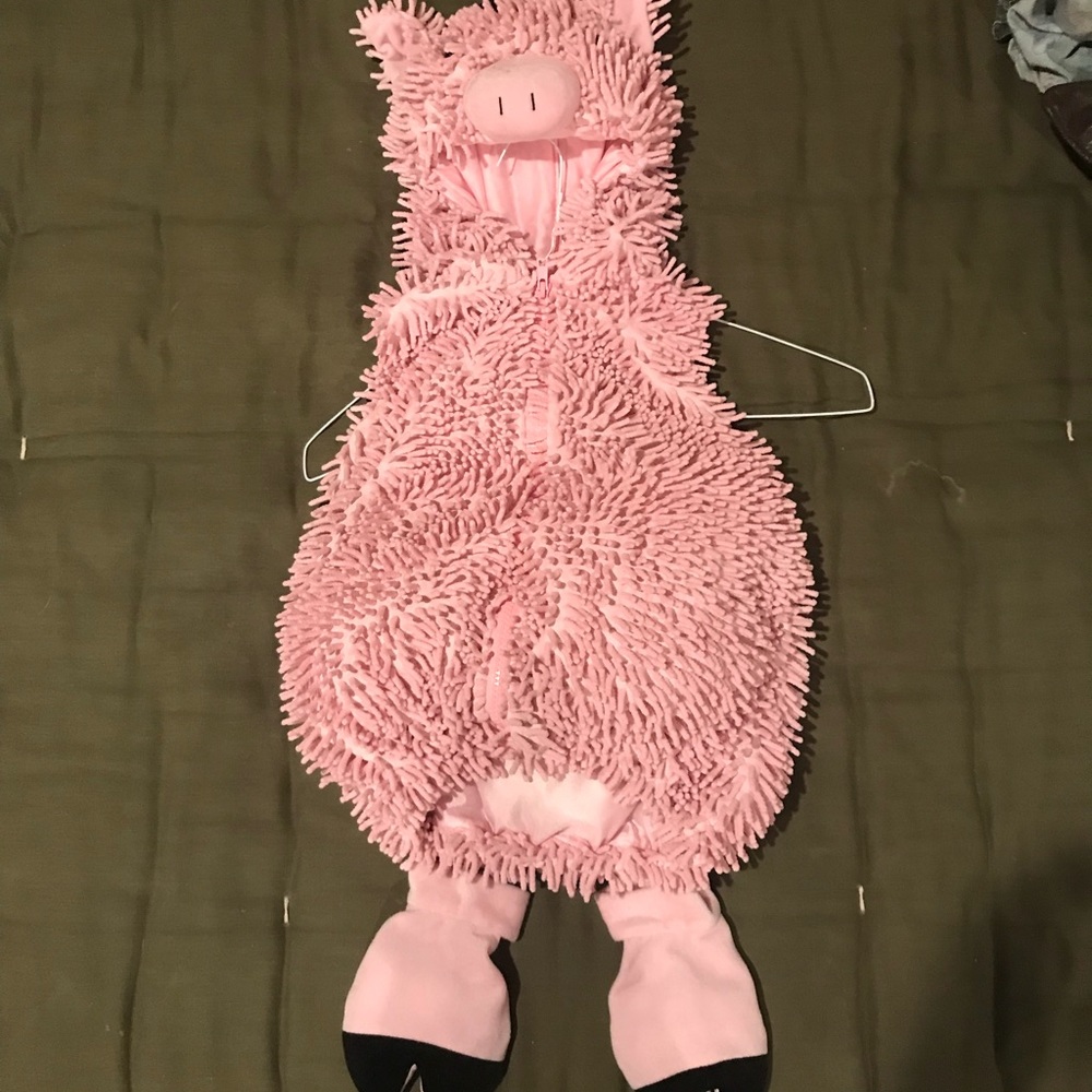 Toddler Girl pig costume 🐷💕